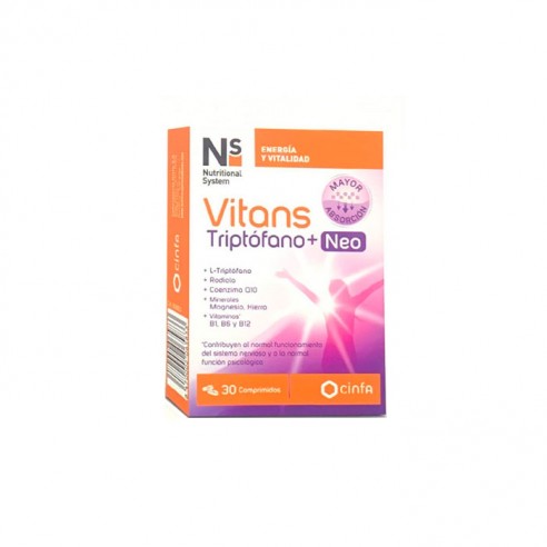NS Vitans Triptófano Neo 30 Comprimidos
