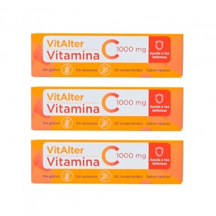 VitAlter Vitamina C 1000mg 3x20 Comprimidos Efervescentes