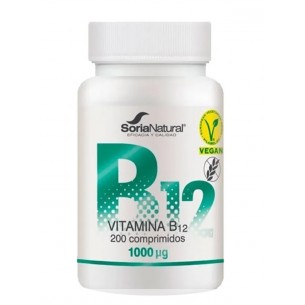 Soria Natural Vitamina B12 1000µg 200 Comprimidos