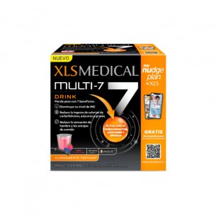 XLS Medical Multi-7 Drink Sabor Frutos Rojos 60 Sobres
