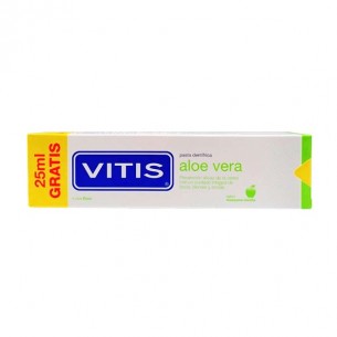 Vitis Pasta Dentifrica Aloe Vera Sabor Manzana y Menta 125ml