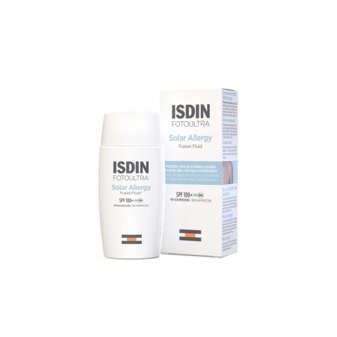 Foto Ultra ISDIN® Solar Allergy Fusion Fluid SPF100+50ml