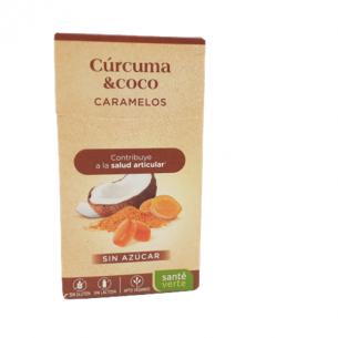 Sante Verte Caramelos Curcuma y Coco 35g