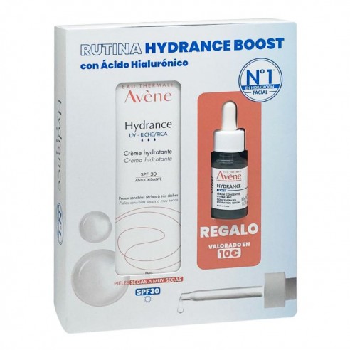 Pack Avène Hydrance Crema Hidratante Rica UV SPF30 40ml + Hydrance Boost Serum