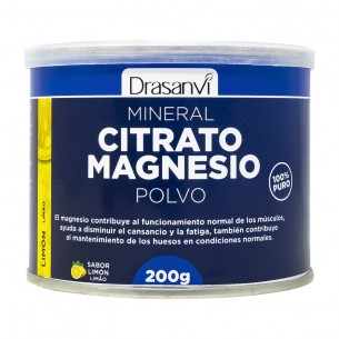 Drasanvi Citrato Magnesio Mineral Polvo Sabor Limon 200g