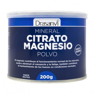 Drasanvi Mineral Citrato Magnesio Polvo Sabor Neutro 200g