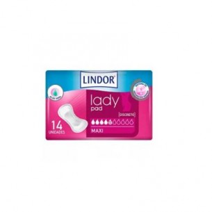 Lindor Premium Lady Pad Maxi 5 Gotas 14 Unidades