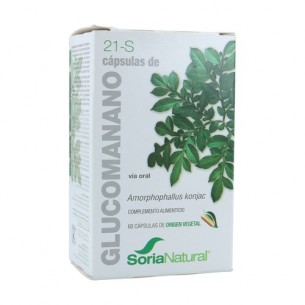 Soria Natural Glucomanano 21S 60 Cápsulas