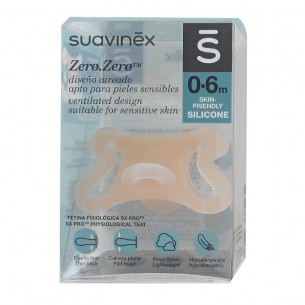 Suavinex Chupete Silicona XS Pro Zero-Zero 0/6 Meses Caramel